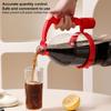 Beverage Bottle Inverting Handle Holder Adjustable Flow Rate Control Drink Bottle Grip Bar Plastic Universal Bottle Holder