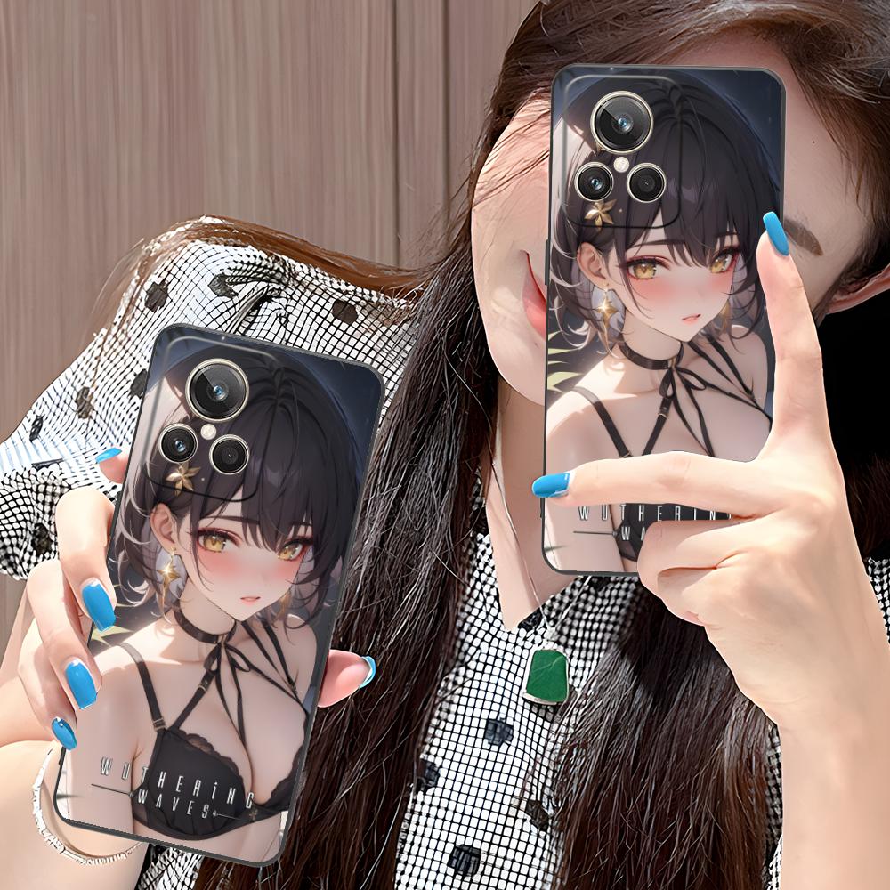 Wuthering Waves Rover Matte TPU Mobile Phone Case for Realme GT 8 Neo Pro C75 73 71 C67 65 C55 53 C35 31 C20 15 Colorful Cover