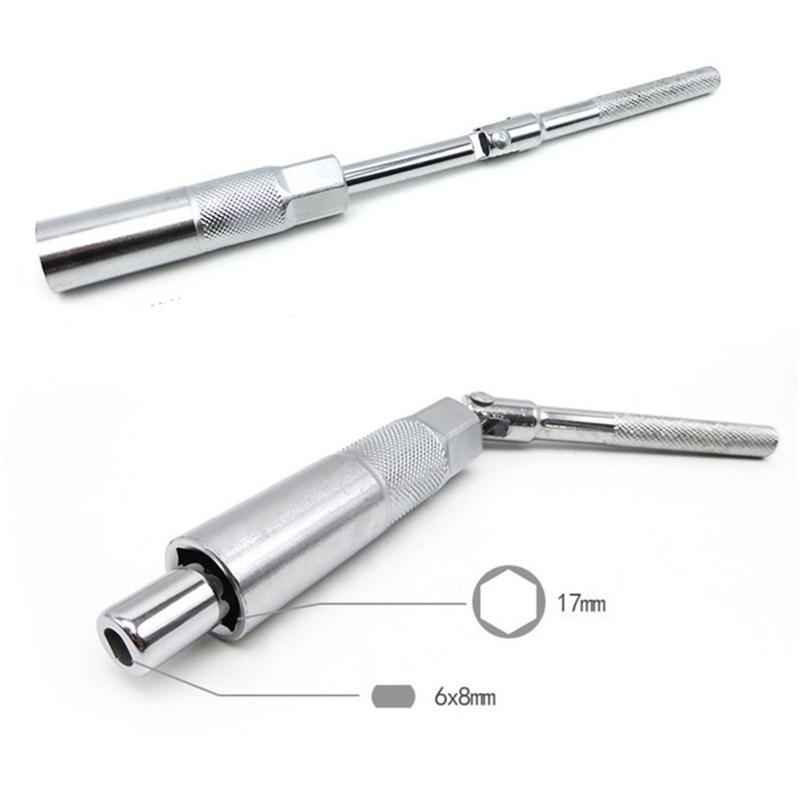 For CR-V 24/27mm Hex Socket Wrench Rear Shock Absorber Repair Tool for Car Automotive Front/Back Shock Absorber Manual T