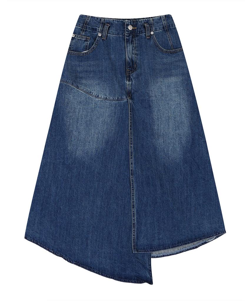 VANAKE Slit Denim Skirt_Vb39Dku201A