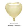 18-inch Heart-shaped Love Aluminum Film Balloons for Wedding and Party Decorations