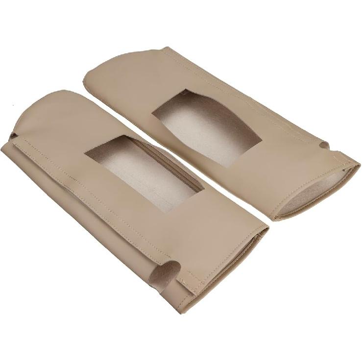 

Sun Visor Cover Skin - Compatible with Chevy Tahoe Suburban Yukon 1995-1999, Microfiber Leather - Left and Right (Black) бежевый