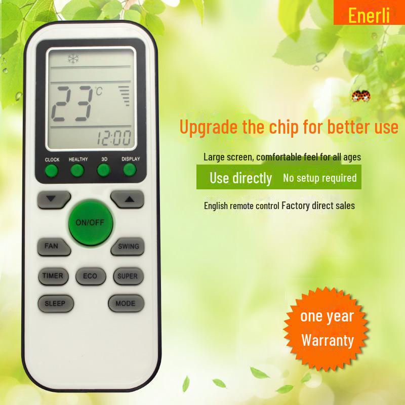 

Enerli Remote Control for TCLL Air Conditioner BSV-09H GYKQ-36 BSV-09H
