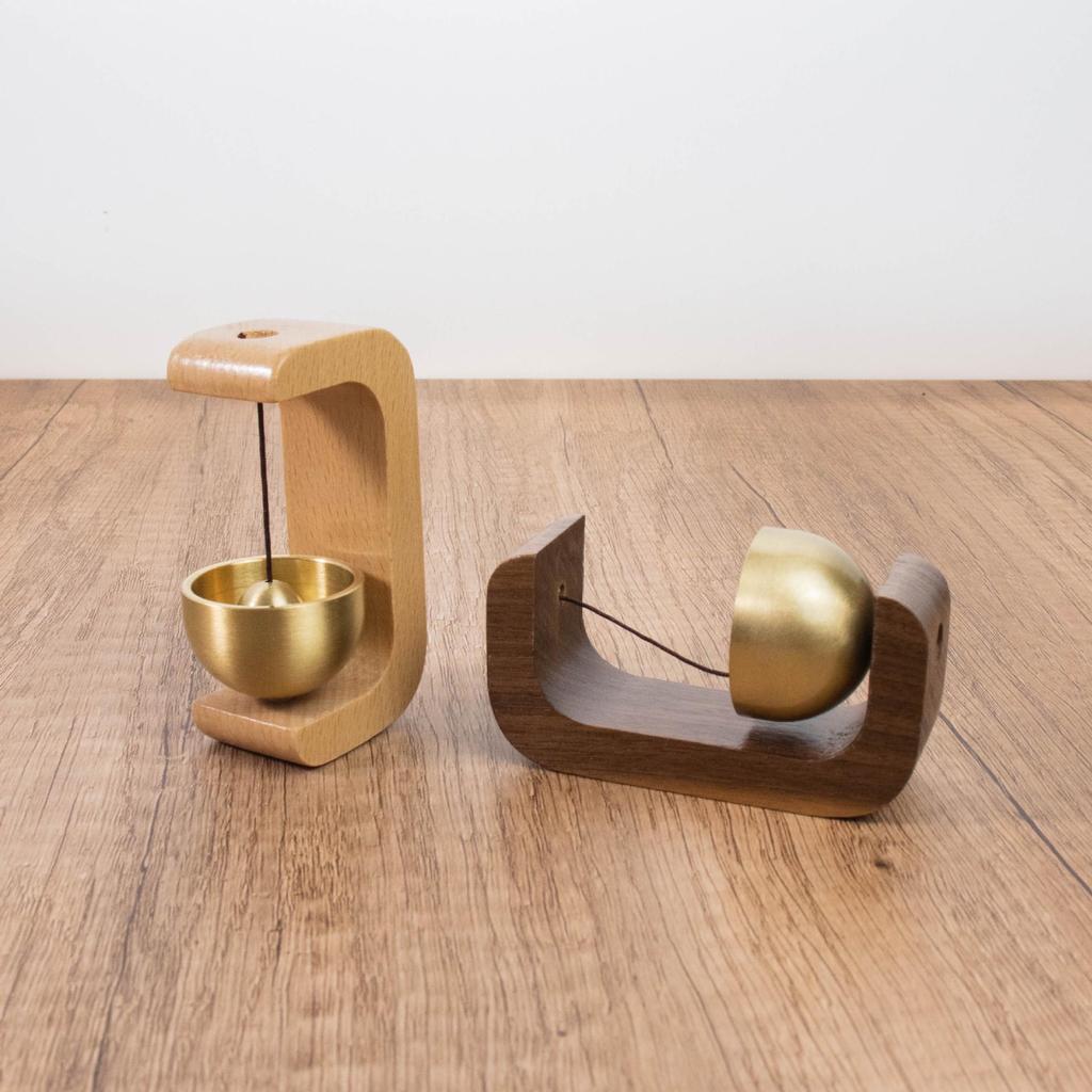 Wireless Black Walnut Entry Reminder Doorbell Pendant