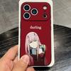 Zero Two Darling In The FranXX Anime Phone Case For IPhone 17 Pro Max 16 15 14 Pro Max 13 11 X Xs Xr 8 7Plus Silicone Cover