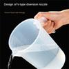 5000/3500/2000/1000/500/250/100ml Tazza graduata in plastica con coperchio Becher da laboratorio di grandi dimensioni Tazza di miscelazione trasparente Strumenti per la cottura