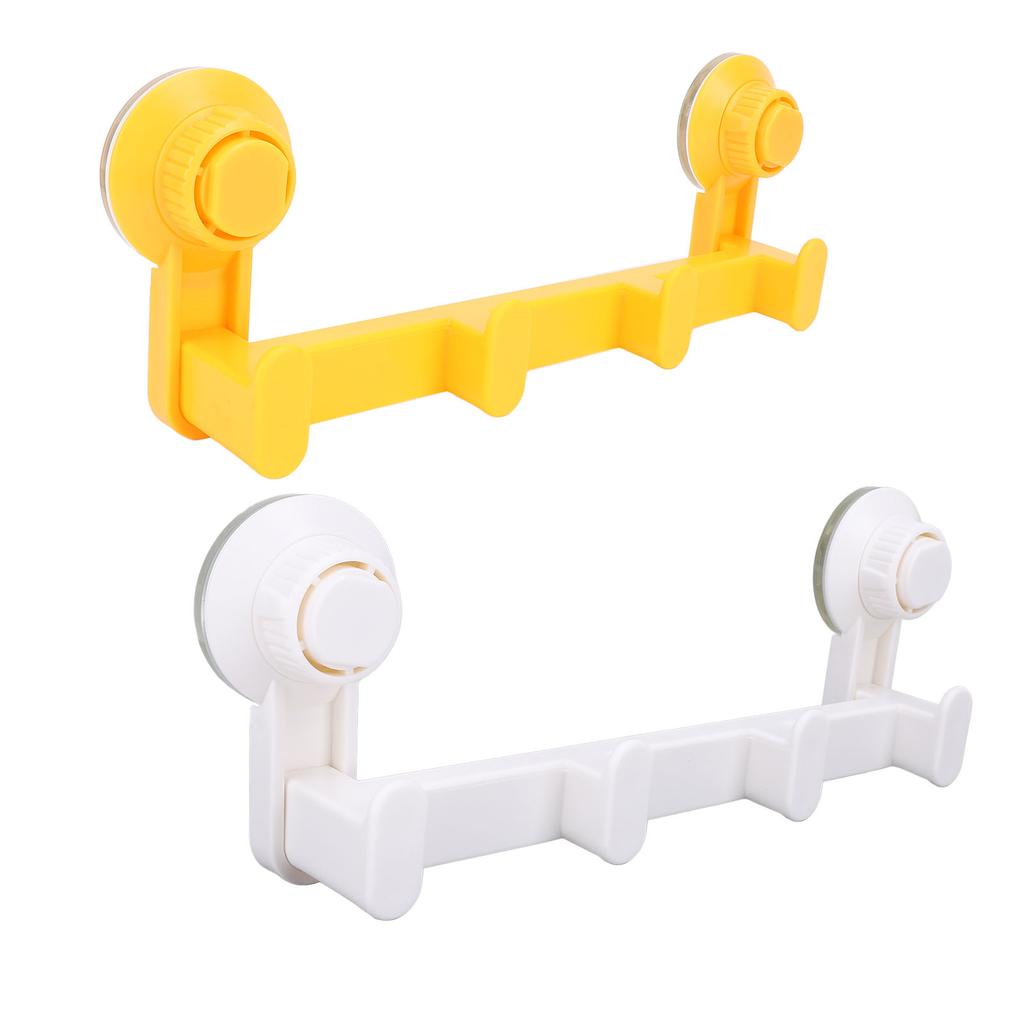 Vacuum Suction Cups and Row Hooks 5kg Wall Mounted Suction Hanger No Drilling Wall Hooks for Bathroo