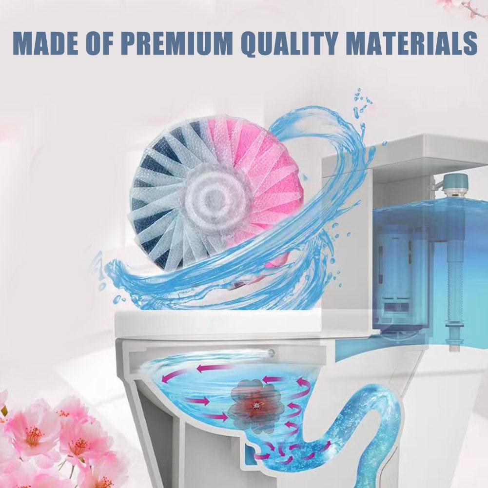 Toilet Tank Cleaners Drain Tank Rose Fragrance Tablet Freshener Deodorization Stain Remover Bathroom Agent Lasting Freshness