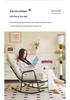 Adjustable Reclining Rocking Chair for Adults - Perfect for Balcony, Home Leisure, and Lounging.