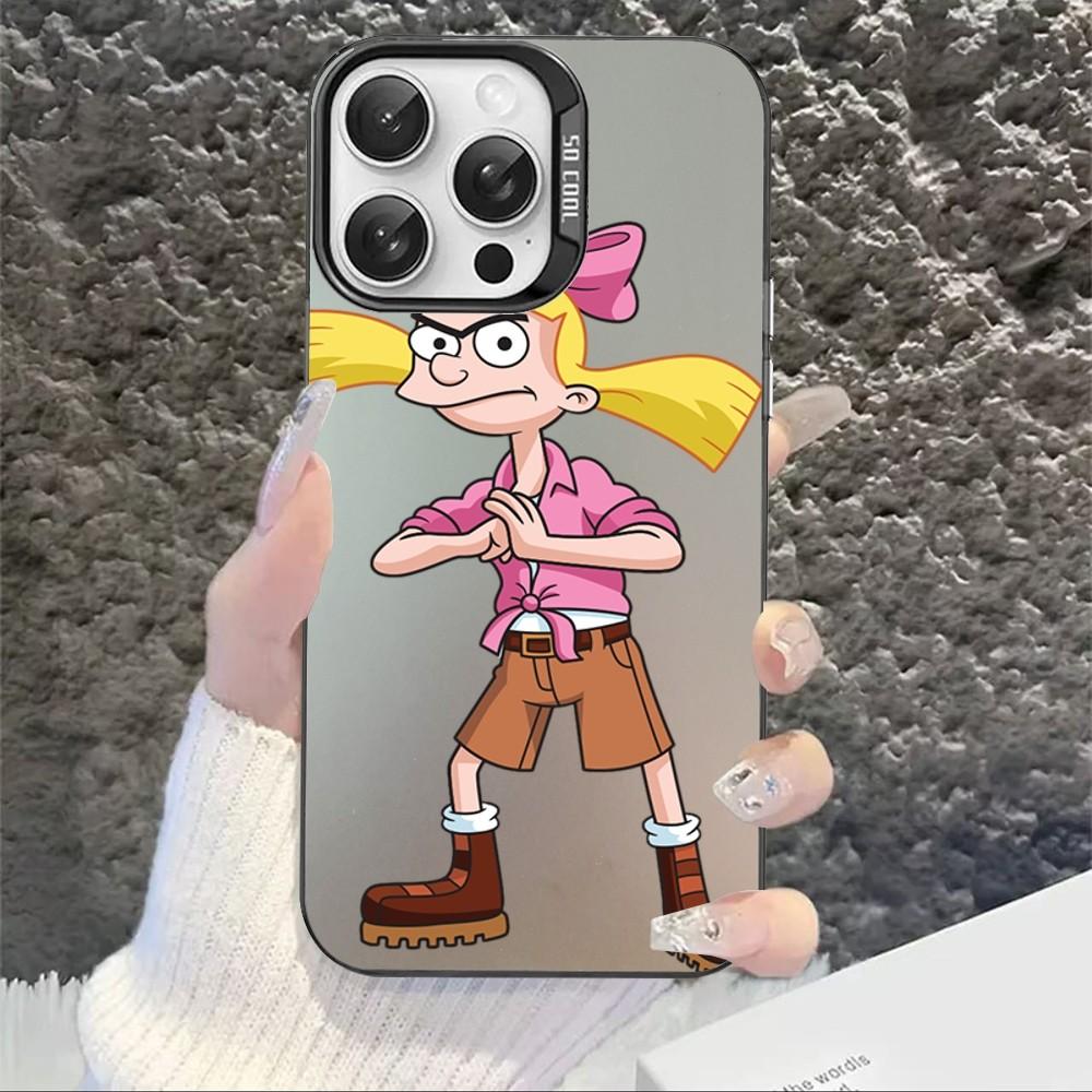 Hey Arnold Phone Case For IPhone 16 15 14 13 12 11 Pro Max X XR XSMAX 8 7 Plus Matte Shockproof Back Cover