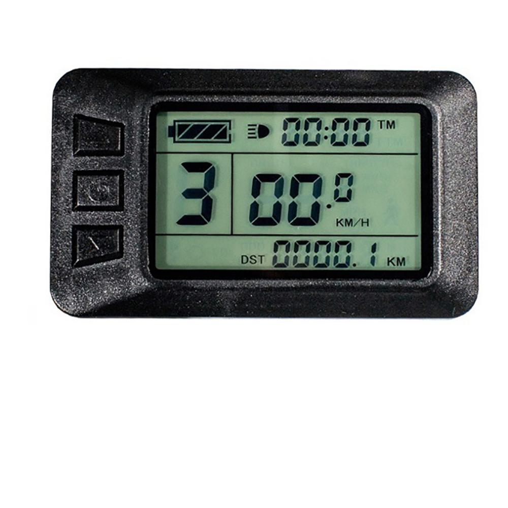 LCD Speedometer Display Electric Bike E-bike For Kunteng (KT) 24/36/48V KT-LCD7U