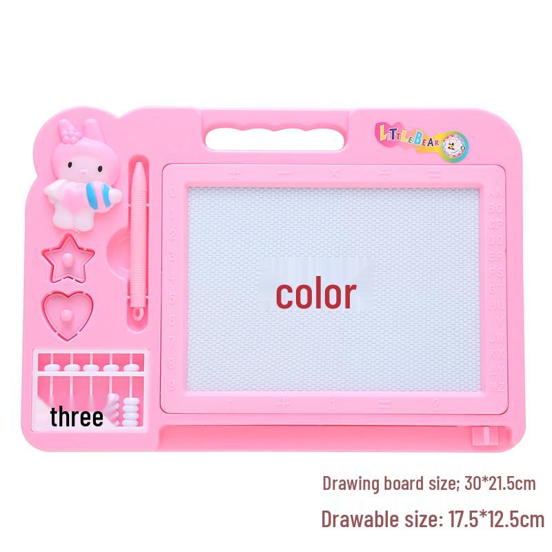 Großes magnetisches Zeichenbrett für Kinder - Buntes Graffiti- und Schreibspielzeug mit Stift