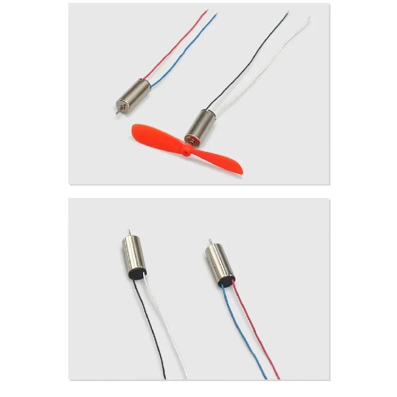 4 X DIY High-Speed Coreless Motor Set 3.7V 50000RPM with 55mm Props CW/CCW for Micro FPV Quadcopter Hollow Cup Design
