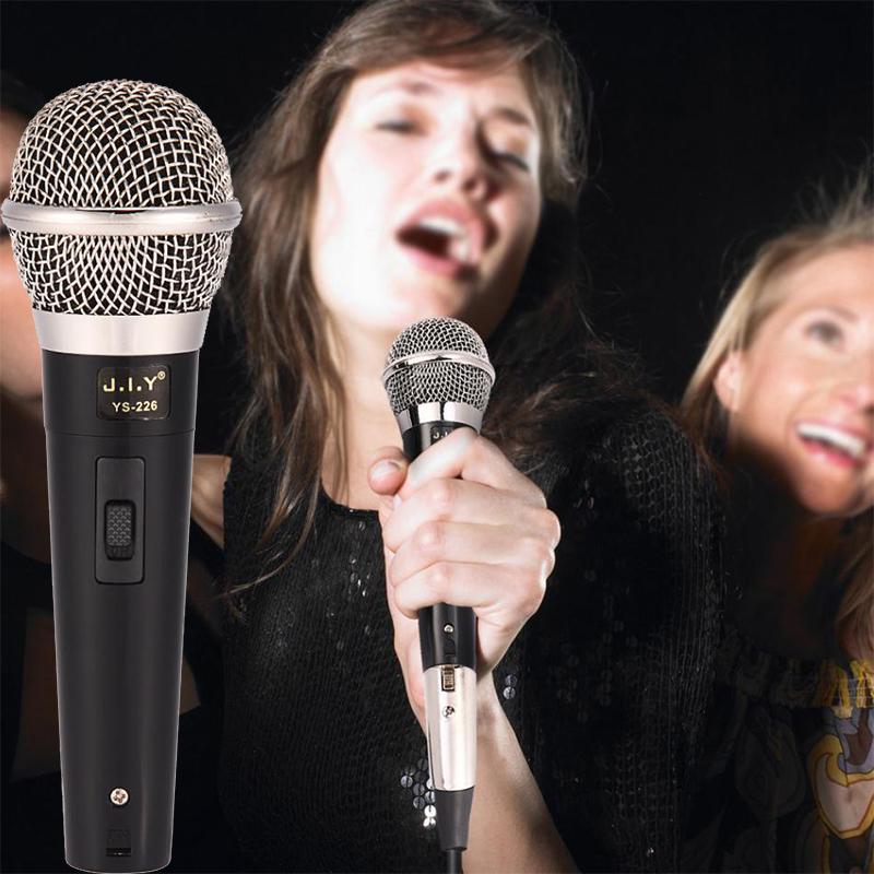 Profesionální ruční kabelový dynamický mikrofon s čistým hlasem pro karaoke vokální hudební vystoupení