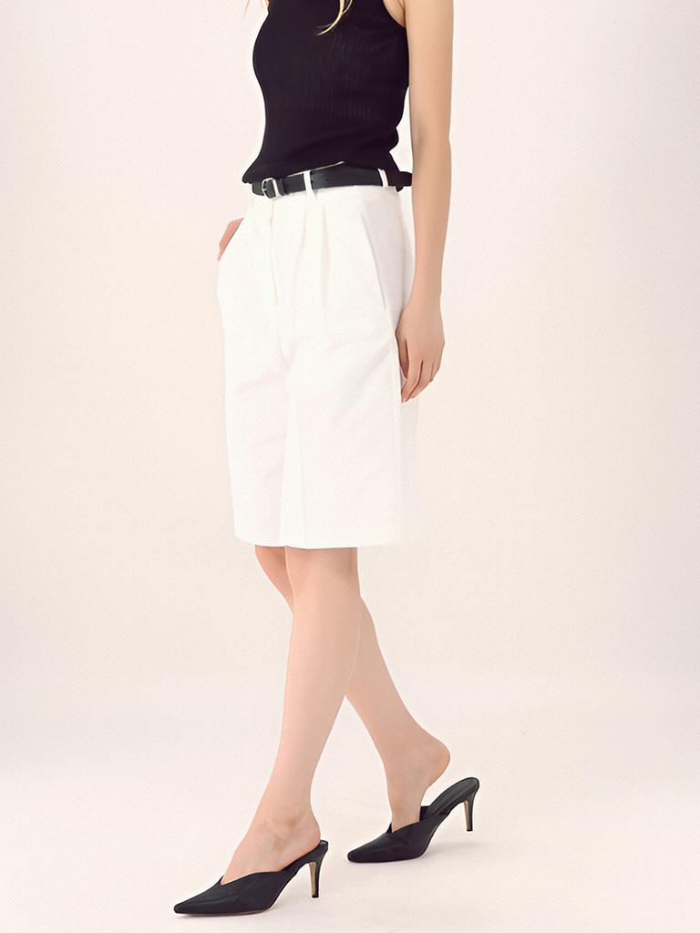 ACUD Contour Bermuda Pants_White