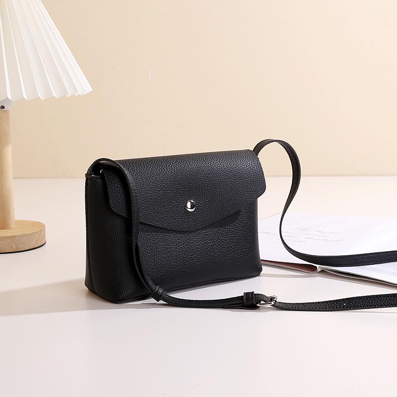 Korean Style Women s Versatile Crossbody Square Bag (2025) чёрный