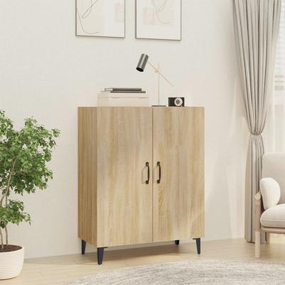 Vidaxl Cabinet, Sonoma Oak, 70X34X90 Cm, Wood-Based Material