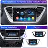 Car Radio Multimedia MP5 Player Head Unit Stereo BT For Hyundai Solaris 2017-2020