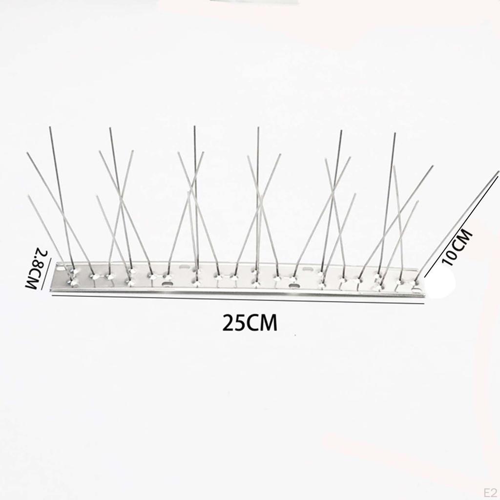 10 Pieces Outdoor Bird Thorns Animal Deterrents for Garden Crows Birds