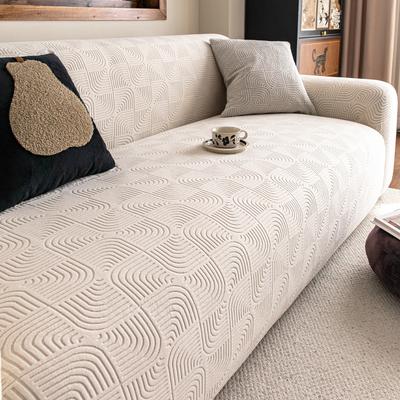 Modern and Simple Sofa Cover All Inclusive Lazy Elastic Cover  All Season Universal Anti Cat Scratch Leather Sofa Protective Cover