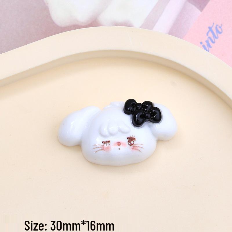Cute Cat Head Cartoon DIY Hair Clips & Croc Charms