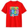 Made in 1986 Limited Edition 40th Birthday Party T Shirts Cotton Top Tees Streetwear Short Sleeve T Shirt O Neck Hip Hop Tshirt