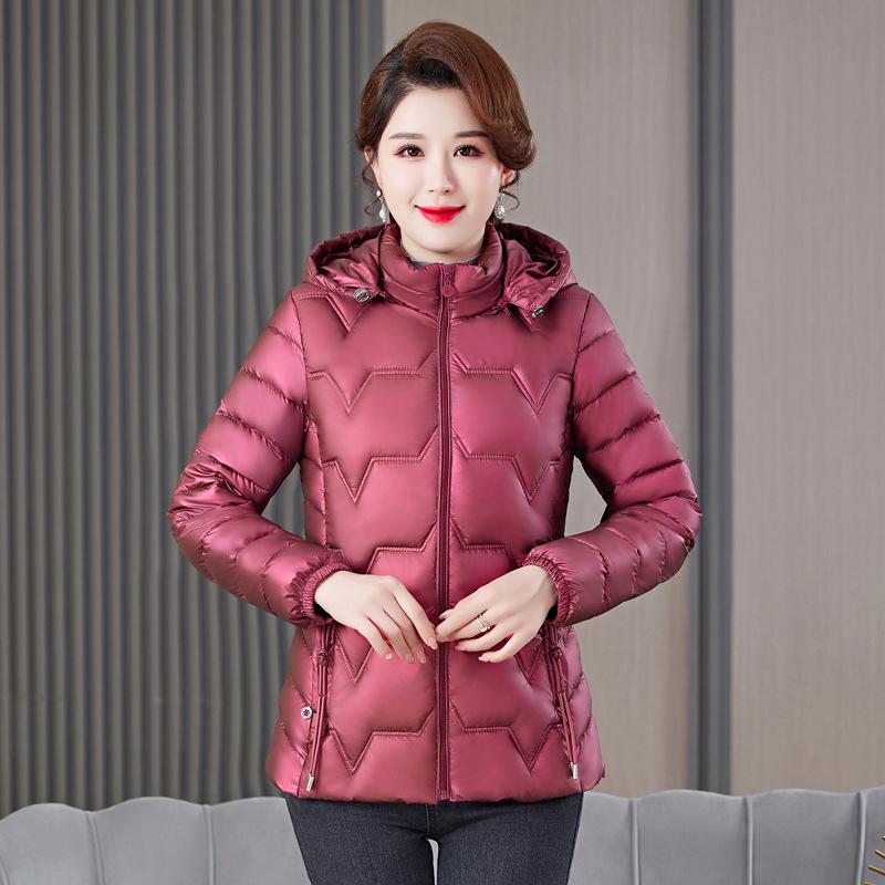

Down Padded Jacket 2025 Winter Wear Plus Size Women s Short Cotton Jacket Hooded Warm Small Padded Jacket XXXXL