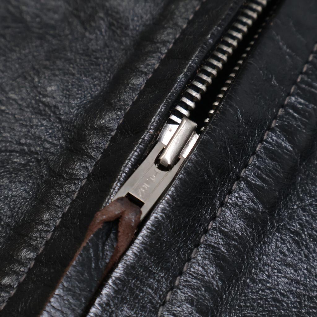 THE REAL MCCOY'S Excellent condition BUCO J-100 brown horsehide stand-collar rider's jacket Jacket 36 blackUsed