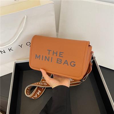 Ladies' PU Leather Shoulder Bag Black Bag Small Satchel Solid Color Wallet New