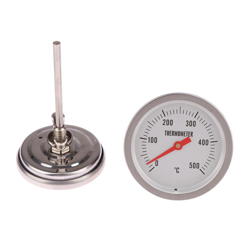 Stainless Steel Bbq Bimetal Thermometer Meter Bbq Food Cooking Meat Gauge Kitchen Professional Tools Accessory 0-500℃
