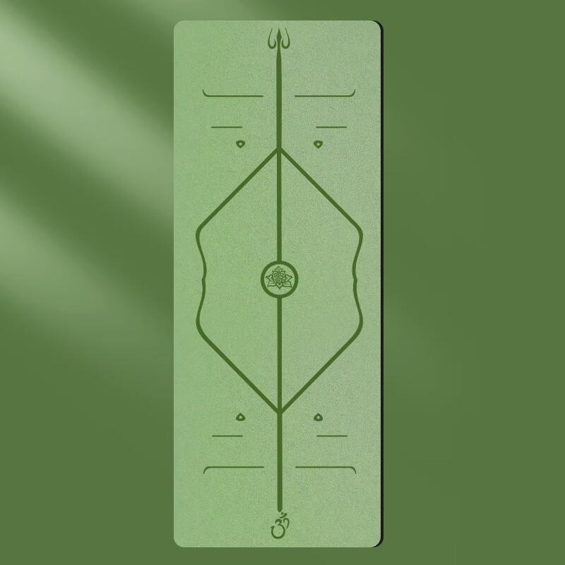 Milan PU Yoga Mat with Alignment Lines