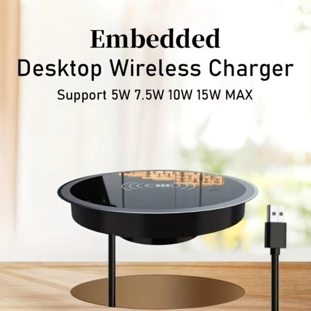 15W Fast Wireless Charger Fast Charging Inductive Charging Base  Desktop Wireless Charger