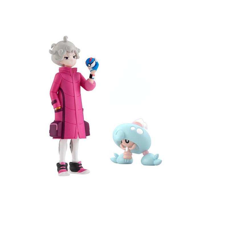 Pokemon CANDY TOY Go SCALE WORLD VOL BEDE Hatenna Hattrem Hatterene Région de Galar Mignon Figurines d'Action 1/20 Jouets