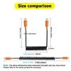 Spring Design USB4 Type C Cable Data Cord Wire 240W Power Delivery 40Gbps Speed 8K Video for USB C Devices Black