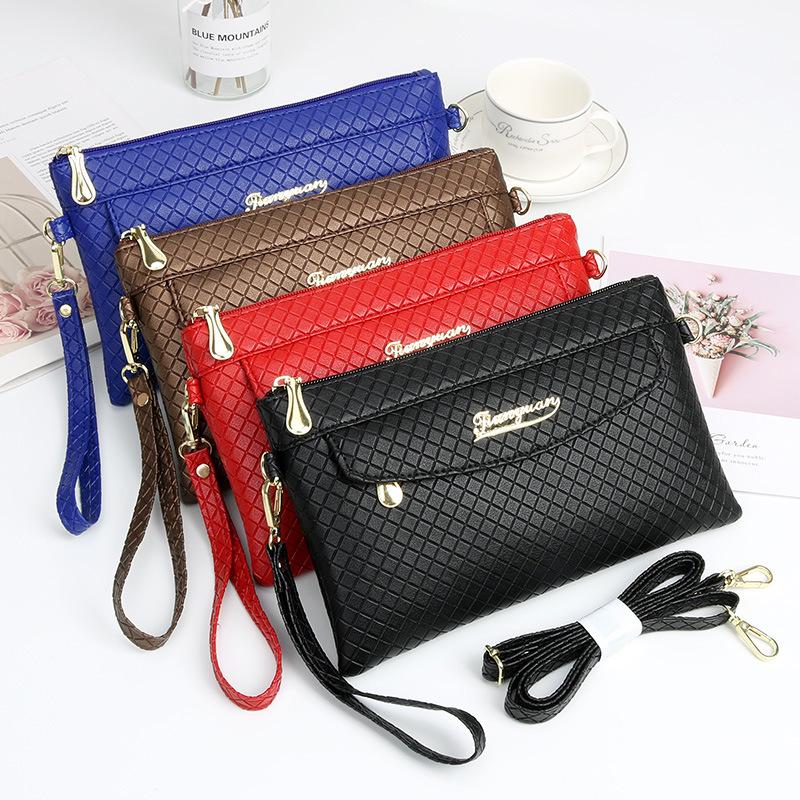 Fashion Quilted Women's Crossbody and Clutch Handbag with Coin Purse