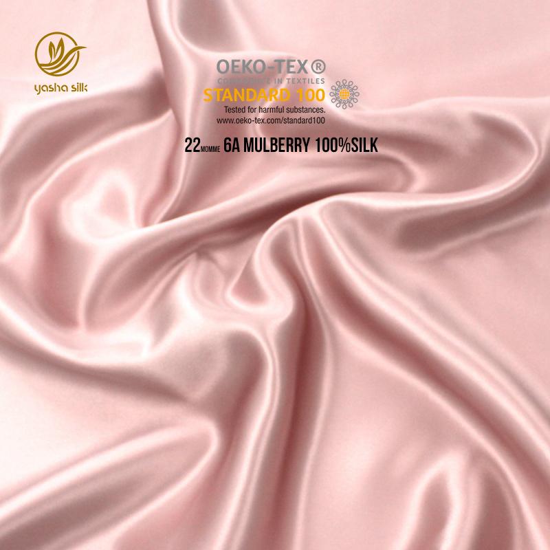 Fabric Silk 22Momme Silk Fabric for Dresses Custom Shiny Silk Jacquard Fabric