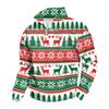 Men's Sweatshirt with Stand Collar Christmas Print Pullover for Casual Wear