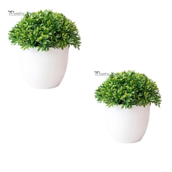 1/2Pc Artificial Plant Grass Ball Miniascape Wedding Party Home Table Bonsai Decor