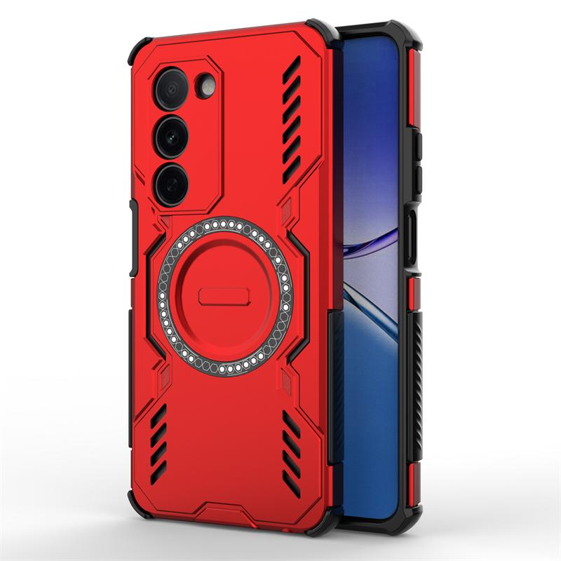 For Oppo A5m Case For Oppo A5m Shockproof Anti-knock Magnetic Adsorption Wireless Charge Back Cover For Oppo A5m Case 6.67 Inch