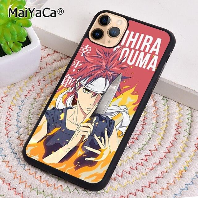 

Чехол для телефона Food Wars Shokugeki no Soma для iPhone SE 6 6 7 8 plus XR XS 11 12 13 14 pro max Samsung Galaxy S21 S22 Samsung S22ultra
