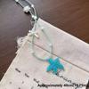 Blue Beaded Beaded Necklace Starfish Shell Starfish Choker Premium Shell Necklace  Daily Wear