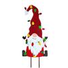 1 Stück Weihnachtsschilder aus Metall aus Schmiedeeisen, Gartenzwergdekoration für den Außenbereich, Gartenhandwerk, Rasendekoration, Gartendekoration