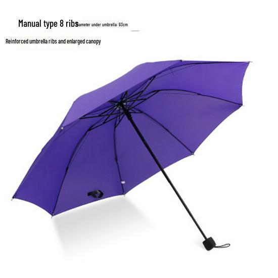 Extra-Large Reinforced Double Business Umbrella - UV Protection & Weather Resistant