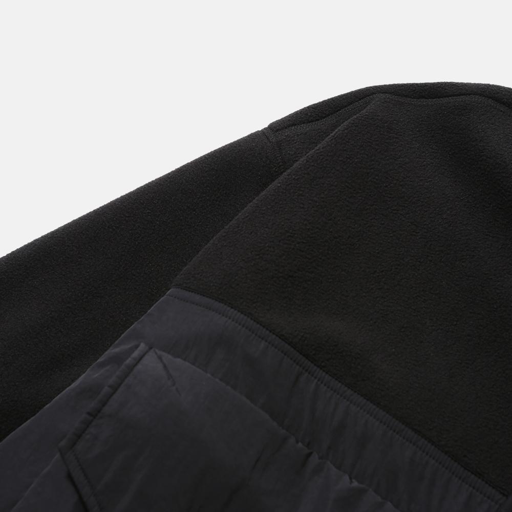 Moif [Aw25] Hiker Fleece Jumper / Black