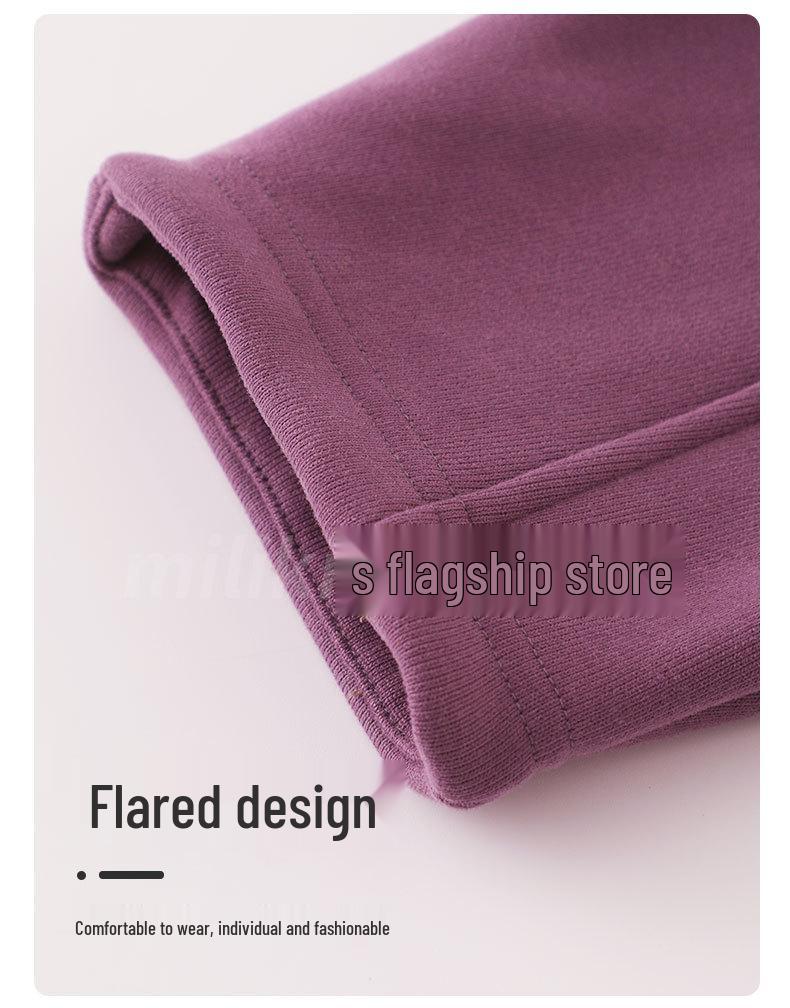 2025 Kids' Fleece-Lined Loose Sweatpants for Winter: Boys' & Girls' Banana Pants