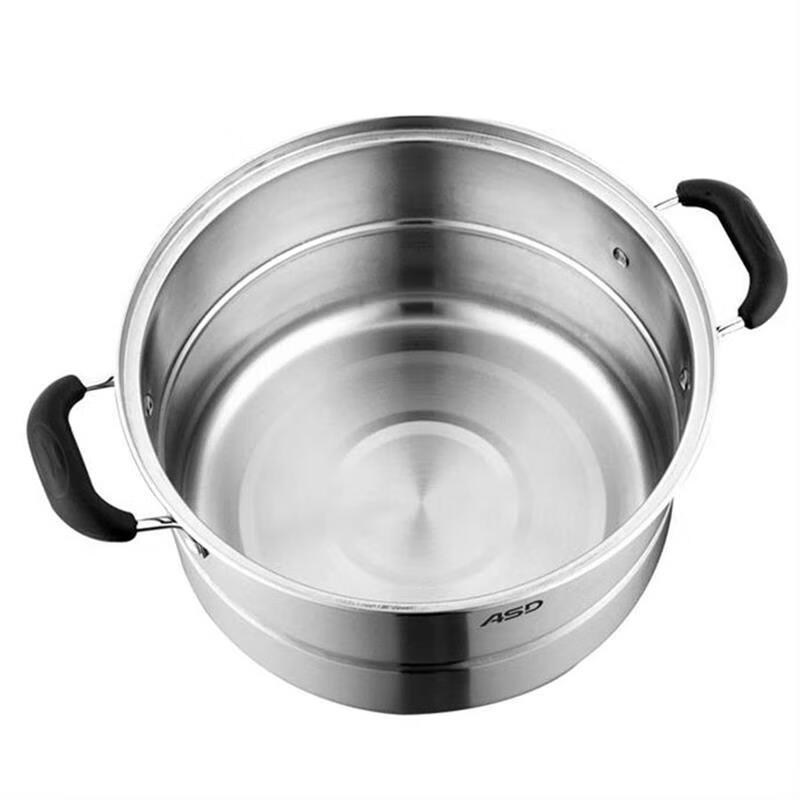 Aishida 26cm Edelstahl Doppelschicht-Dampfgarer