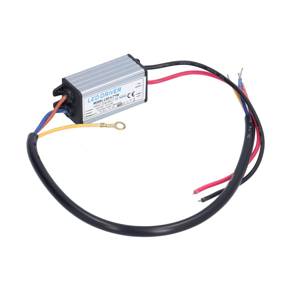 LED Driver AC 95?265V To DC 12?26V 300mA Power Supply Lighting Transformer IP65 Protection
