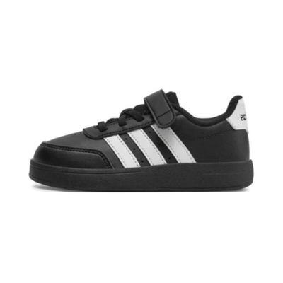 BREAKNET 2.0 Anti-Slip Wear-Resistant Low-Top Kids' Skateboarding Shoes Black Children Aged 3-7 Years Old Sneakers IE3793