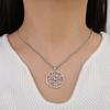 Dawapara Star of David Am Yisrael Chai Necklace Israel Chai Symbol Hebrew Blessing Judaica Amulet Stainless Steel Je Jewelry