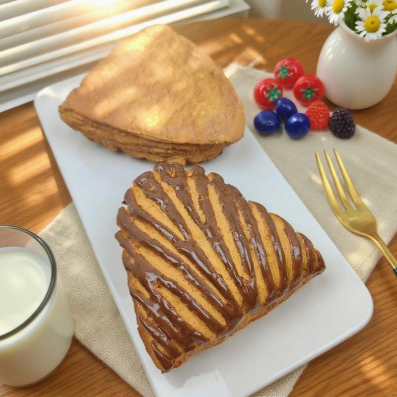Fake Croissant Bread Apple Pie PU Bread Simulation Toaster Cake Model Cake Store Window Display Samples Ornaments Home Decor